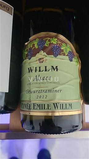 Alsace Willm Emile Willm 2012