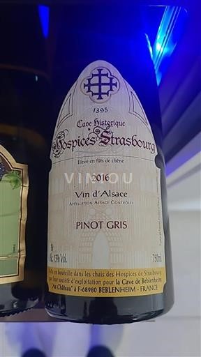 Alsace Cave Historique Des Hospices De Strasbourg Hospices-Strasbourg 2016