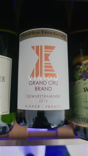 Alsácia Não especificado Grand Cru Domaine Kirrenbourg Gewurztraminer 2016