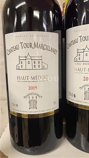 Bordéus Haut-Médoc Grand Cru Château Tour Marcillanet 2019