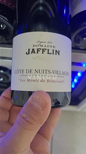 Burgundy Côte de Nuits Villages Grand Cru Domaine Jafflin Les Monts de Boncourt 2022