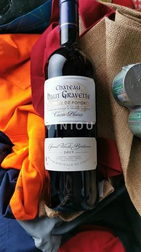 Bordéus Lalande-de-Pomerol Château Haut Gravette Plaisir 2019