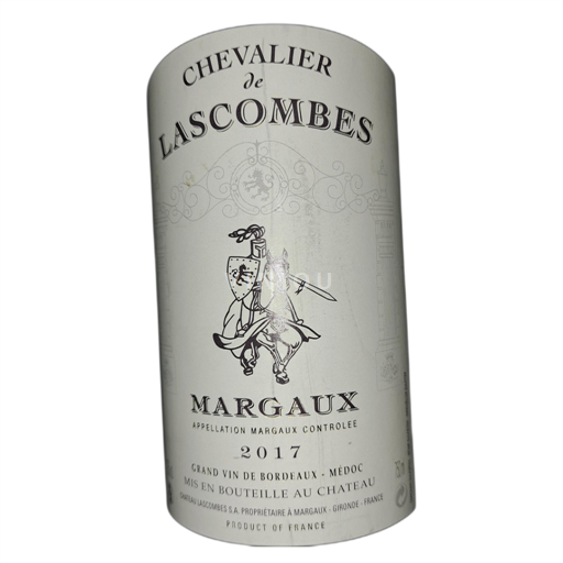 Bordéus Margaux Château Lascombes Chevalier de Lascombes 2017
