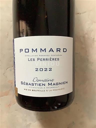 Burgund Pommard Domaine Sébastien Magnien Les perrieres 2022