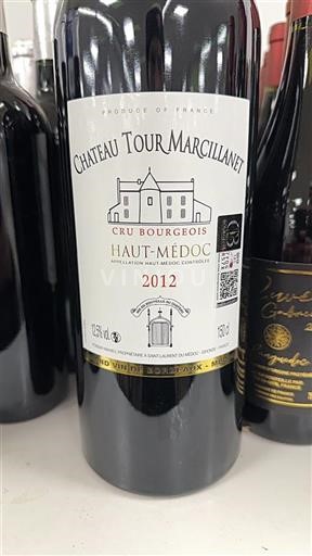 Bordéus Haut-Médoc Cru Bourgeois Château Tour Marcillanet 2012