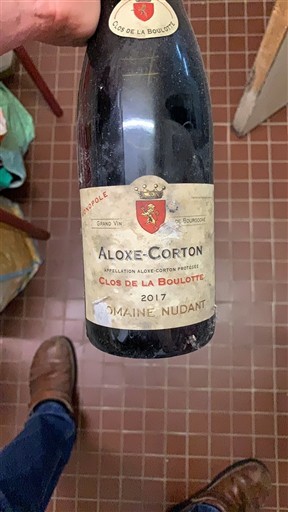 Burgundy Aloxe-Corton Domaine Nudant Clos de la Boulotte 2017