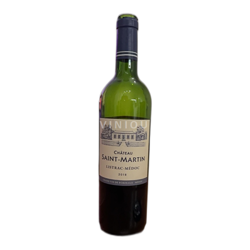 Vin Rouge sec Château Saint-Martin 2018 France Bordeaux Médoc AOC
