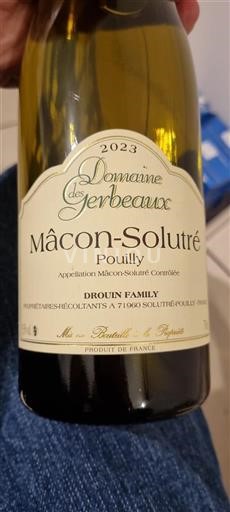 Burgundija Mâcon in Mâcon-villages Domaine Des Gerbeaux 2023