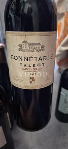 Bordeaux Saint-Julien Grand Cru Talbot Connétable 2002