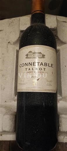 Bordeaux Saint-Julien Grand Cru Talbot Connétable 2002
