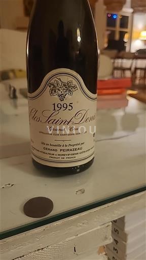 Bourgondië Clos-saint-denis Grand Cru Gérard Peirazeau Clos Saint-Denis 1995