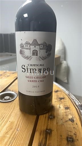 Bordeaux Saint-Émilion Grand Cru Château Simard 2015