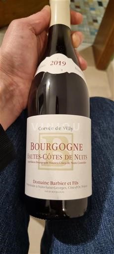 Burgundija Hautes Côtes de Nuits Domaine Barbier Et Fils Corvée de Villy 2019