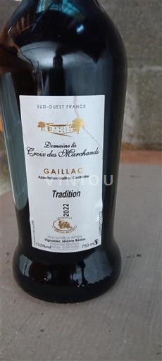 Sudoeste Gaillac Domaine La Croix Des Marchands Tradition 2022