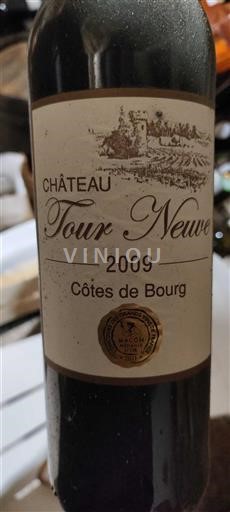 Bordéus Côtes-de-bourg Château Tour Neuve 2009
