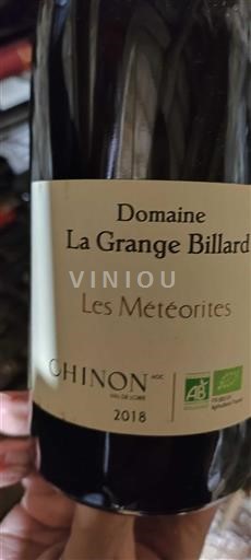 Valle della Loira Chinon Domaine La Grange Billard Les Météorites 2018