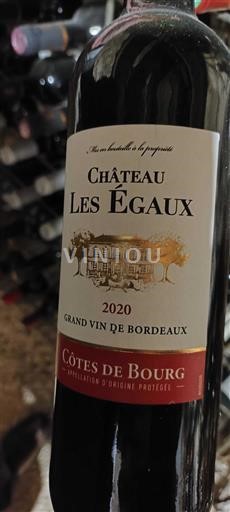 Bordeaux Côtes-de-bourg Les Egaux 2020