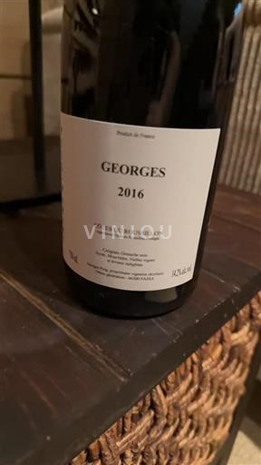 Roussillon Côtes-du-roussillon Georges 2016