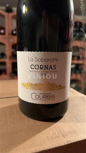 Vini Rouge sec La Sabarotte Domaine Courbis 2020 Francia Valle del Rodano Cornas AOC