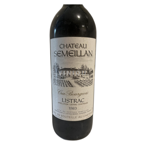 Rhône-dalen Lirac Château Semeillan 1983