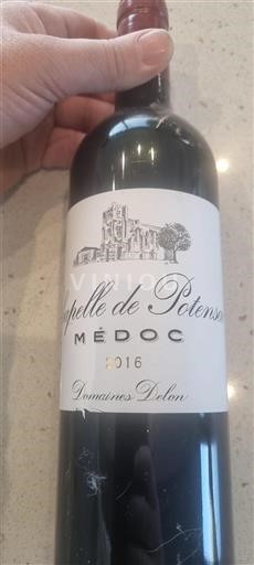 Bordéus Médoc Chapelle De Potensac 2016
