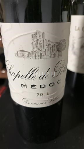 Bordeaux Médoc Chapelle De Potensac 2016