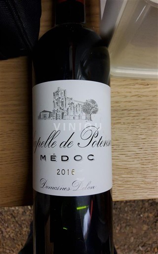 Bordeaux Médoc Chapelle De Potensac 2016