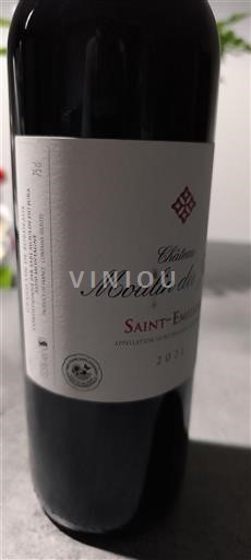 Bordeaux Saint-Émilion Château Moulin Du Jura 2021