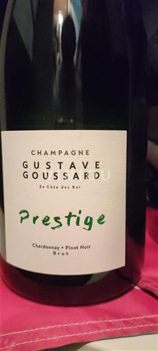 Champagne Sâm-panh Gustave Goussard Prestige Không niên vụ