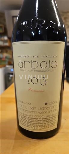 Jura Arbois Domaine Rolet Trousseau 2013