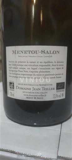 Loire-dalen Menetou-Salon Domaine Jean Teiller 2018