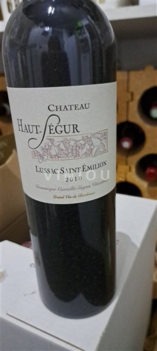 Bordeaux Lussac-Saint-Émilion Château Hautségur 2010