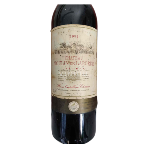Bordeaux Ospecificerad Château Moulin De Laborde 1991
