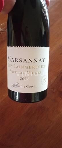 Bourgondië Marsannay Alexandre Gauvin Les Longeroyes Vieilles Vignes 2023