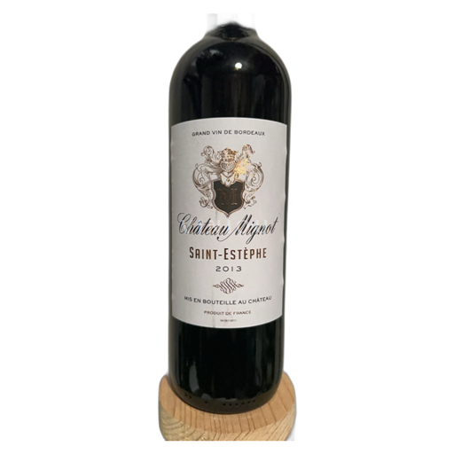 Vin Rouge sec Château Mignot 2013 France Bordeaux Saint-Estèphe AOC Grand Cru