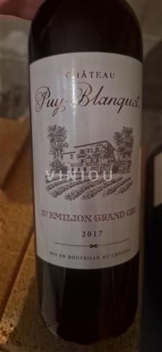 Bordeaux Saint-Émilion Grand Cru Château Puyblanquet 2017