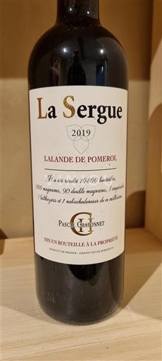 Burdeos Lalande-de-Pomerol Pascal Chatonnet La Sergue 2019