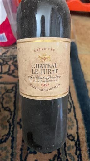 Bordeaux Saint-Émilion Grand Cru Grand Cru Château Le Jurat 1992