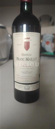 Bordeaux Pomerol Château Franc Maillet 2003