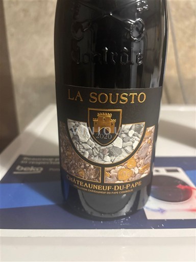 Vallée du Rhône Châteauneuf-du-pape La Sousto 2020