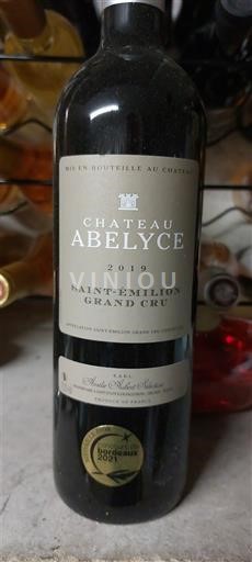 Bordeaux Saint-Émilion Grand Cru Grand Cru Château Abelyce 2019
