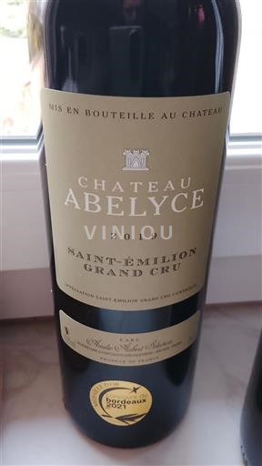 Bordeaux Saint-Émilion Grand Cru Grand Cru Château Abelyce 2019