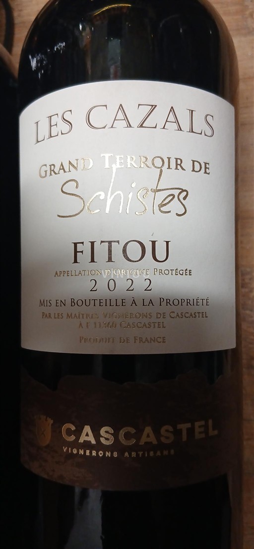 Langvedok Fitou Cascatel Les Cazals Grand Terroir de Schistes 2022