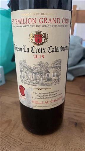 Bordeaux Saint-Émilion Grand Cru Grand Cru Château La Croix Calendreau 2019