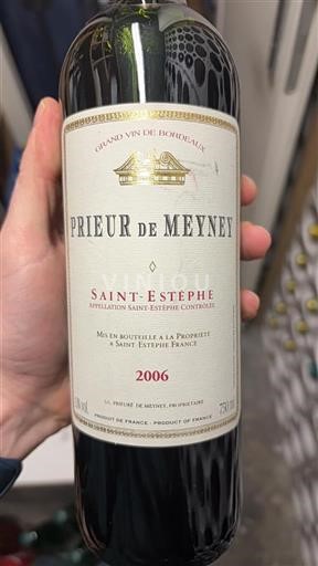 Bordeaux Saint-Estèphe Prieur De Meyney 2006