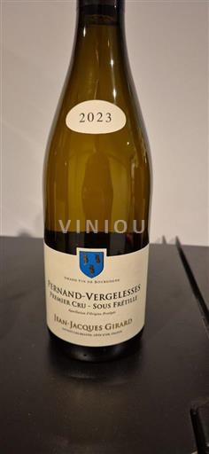 Burgundija Pernand-Vergelesses Premier Cru Jeanjacques Girard Sous Frétille 2023
