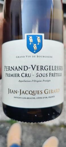 Burgund Pernand-Vergelesses Premier Cru Jeanjacques Girard Sous Frétille 2023