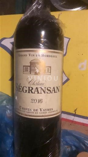 Burdeos Graves-de-vayres Château Ségransan 2016