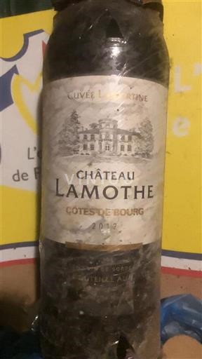 Bordeaux Côtes-de-bourg Château Lamothe Lamartine 2012