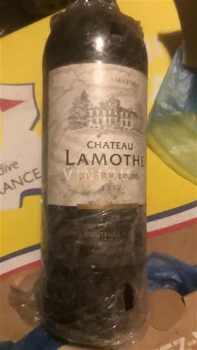 Bordeaux Côtes-de-bourg Château Lamothe 2012